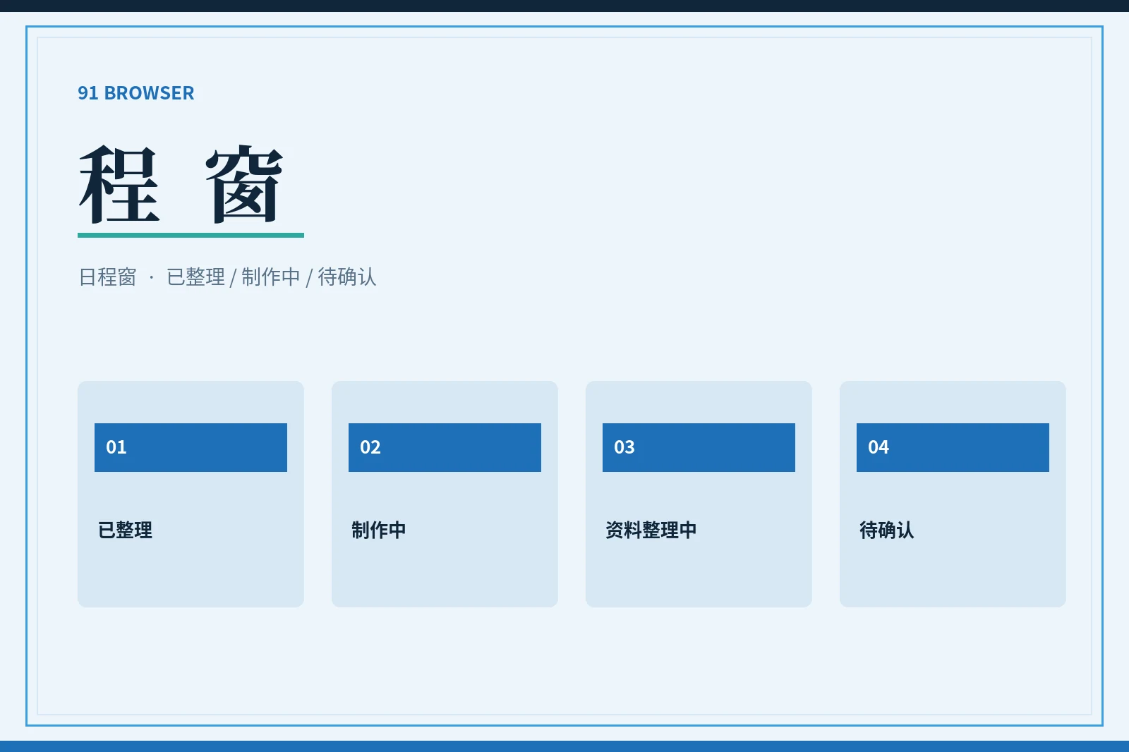 程窗内容进度